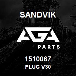 1510067 Sandvik PLUG V30 | AGA Parts