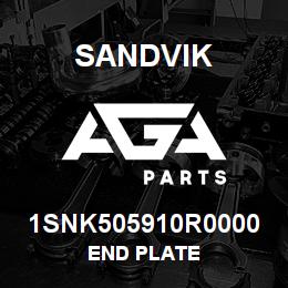 1SNK505910R0000 Sandvik END PLATE | AGA Parts
