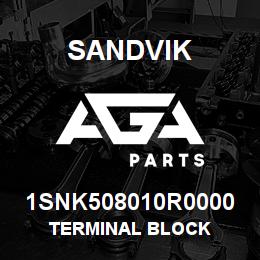 1SNK508010R0000 Sandvik TERMINAL BLOCK | AGA Parts