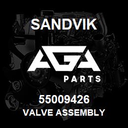 55009426 Sandvik VALVE ASSEMBLY | AGA Parts