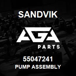 55047241 Sandvik PUMP ASSEMBLY | AGA Parts