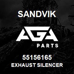 55156165 Sandvik EXHAUST SILENCER | AGA Parts