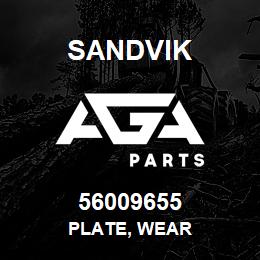 56009655 Sandvik PLATE, WEAR | AGA Parts