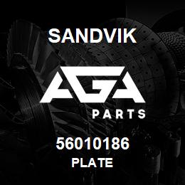 56010186 Sandvik PLATE | AGA Parts
