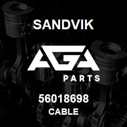 56018698 Sandvik CABLE | AGA Parts