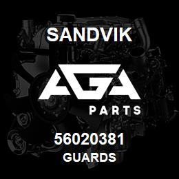 56020381 Sandvik GUARDS | AGA Parts