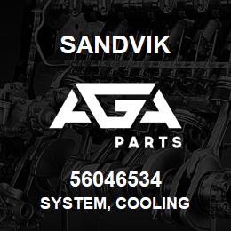56046534 Sandvik SYSTEM, COOLING | AGA Parts