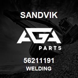 56211191 Sandvik WELDING | AGA Parts