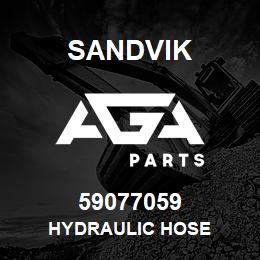 59077059 Sandvik HYDRAULIC HOSE | AGA Parts