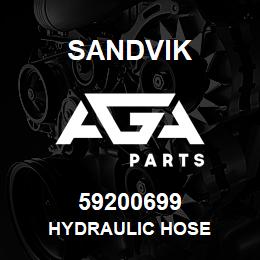 59200699 Sandvik HYDRAULIC HOSE | AGA Parts