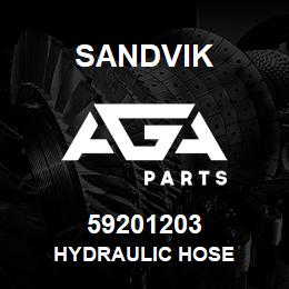 59201203 Sandvik HYDRAULIC HOSE | AGA Parts