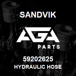 59202625 Sandvik HYDRAULIC HOSE | AGA Parts