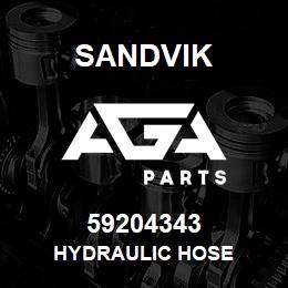 59204343 Sandvik HYDRAULIC HOSE | AGA Parts