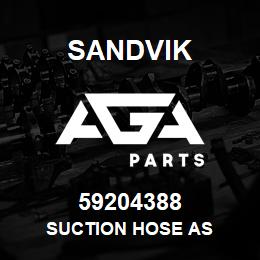 59204388 Sandvik SUCTION HOSE AS | AGA Parts