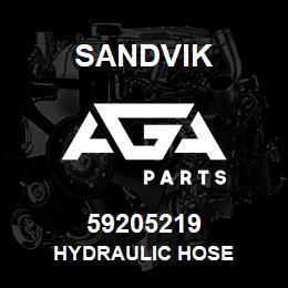 59205219 Sandvik HYDRAULIC HOSE | AGA Parts