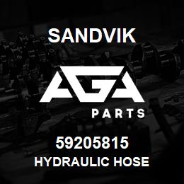 59205815 Sandvik HYDRAULIC HOSE | AGA Parts