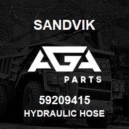 59209415 Sandvik HYDRAULIC HOSE | AGA Parts