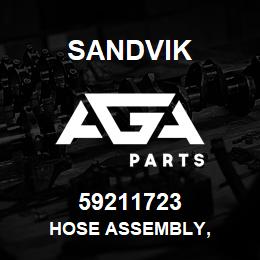 59211723 Sandvik HOSE ASSEMBLY, | AGA Parts
