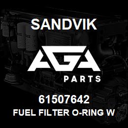61507642 Sandvik FUEL FILTER O-RING WAS 69040405 | AGA Parts
