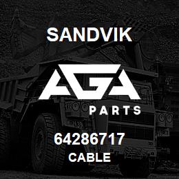 64286717 Sandvik CABLE | AGA Parts