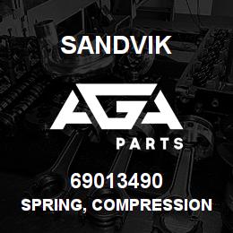 69013490 Sandvik SPRING, COMPRESSION | AGA Parts