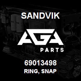 69013498 Sandvik RING, SNAP | AGA Parts