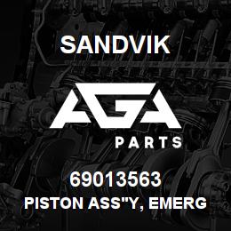 69013563 Sandvik PISTON ASS'Y, EMERG. | AGA Parts