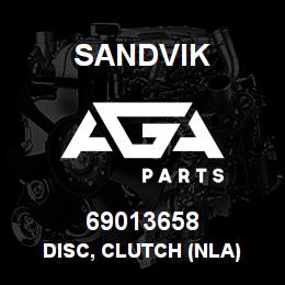 69013658 Sandvik DISC, CLUTCH (NLA) | AGA Parts