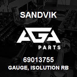 69013755 Sandvik GAUGE, ISOLUTION RB | AGA Parts