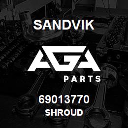 69013770 Sandvik SHROUD | AGA Parts