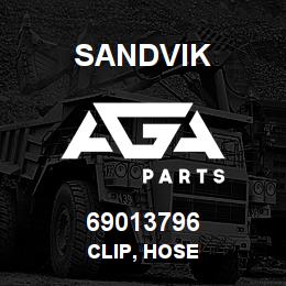 69013796 Sandvik CLIP, HOSE | AGA Parts