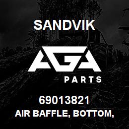 69013821 Sandvik AIR BAFFLE, BOTTOM, FELT | AGA Parts