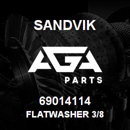 69014114 Sandvik FLATWASHER 3/8 | AGA Parts