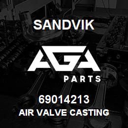 69014213 Sandvik AIR VALVE CASTING | AGA Parts