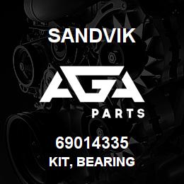 69014335 Sandvik KIT, BEARING | AGA Parts