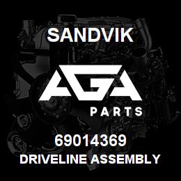 69014369 Sandvik DRIVELINE ASSEMBLY | AGA Parts