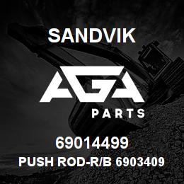 69014499 Sandvik PUSH ROD-R/B 69034099 RB | AGA Parts