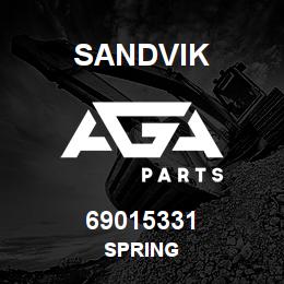69015331 Sandvik SPRING | AGA Parts