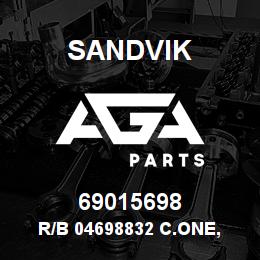 69015698 Sandvik R/B 04698832 C.ONE, BEARING RB | AGA Parts