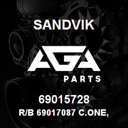 69015728 Sandvik R/B 69017087 C.ONE, BEARING RB | AGA Parts