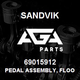 69015912 Sandvik PEDAL ASSEMBLY, FLOOR | AGA Parts