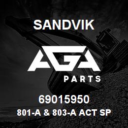 69015950 Sandvik 801-A & 803-A ACT SPG KIT STD | AGA Parts