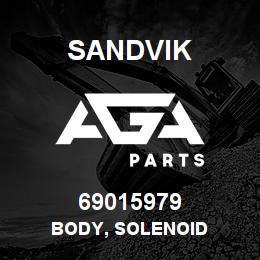 69015979 Sandvik BODY, SOLENOID | AGA Parts