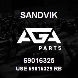69016325 Sandvik USE 69016329 RB | AGA Parts