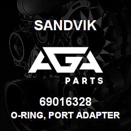 69016328 Sandvik O-RING, PORT ADAPTER | AGA Parts