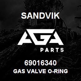69016340 Sandvik GAS VALVE O-RING | AGA Parts
