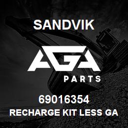 69016354 Sandvik RECHARGE KIT LESS GAUGE R/H (EJC88) | AGA Parts