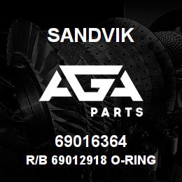 69016364 Sandvik R/B 69012918 O-RING RB | AGA Parts