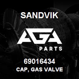 69016434 Sandvik CAP, GAS VALVE | AGA Parts