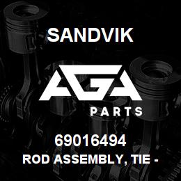 69016494 Sandvik ROD ASSEMBLY, TIE - NLA W/O R/B OP | AGA Parts